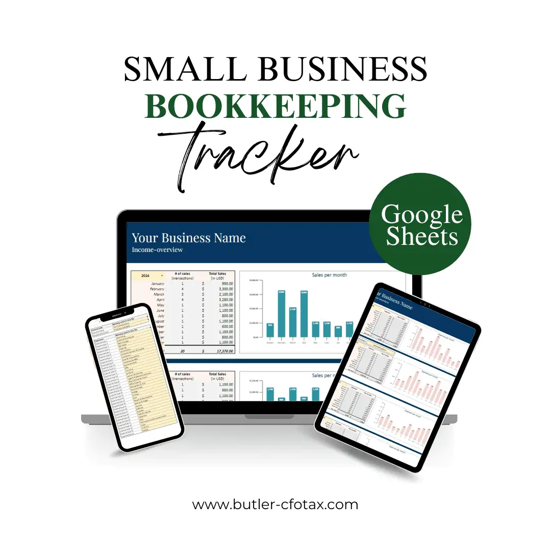 Small Business Bookkeeping Tracker